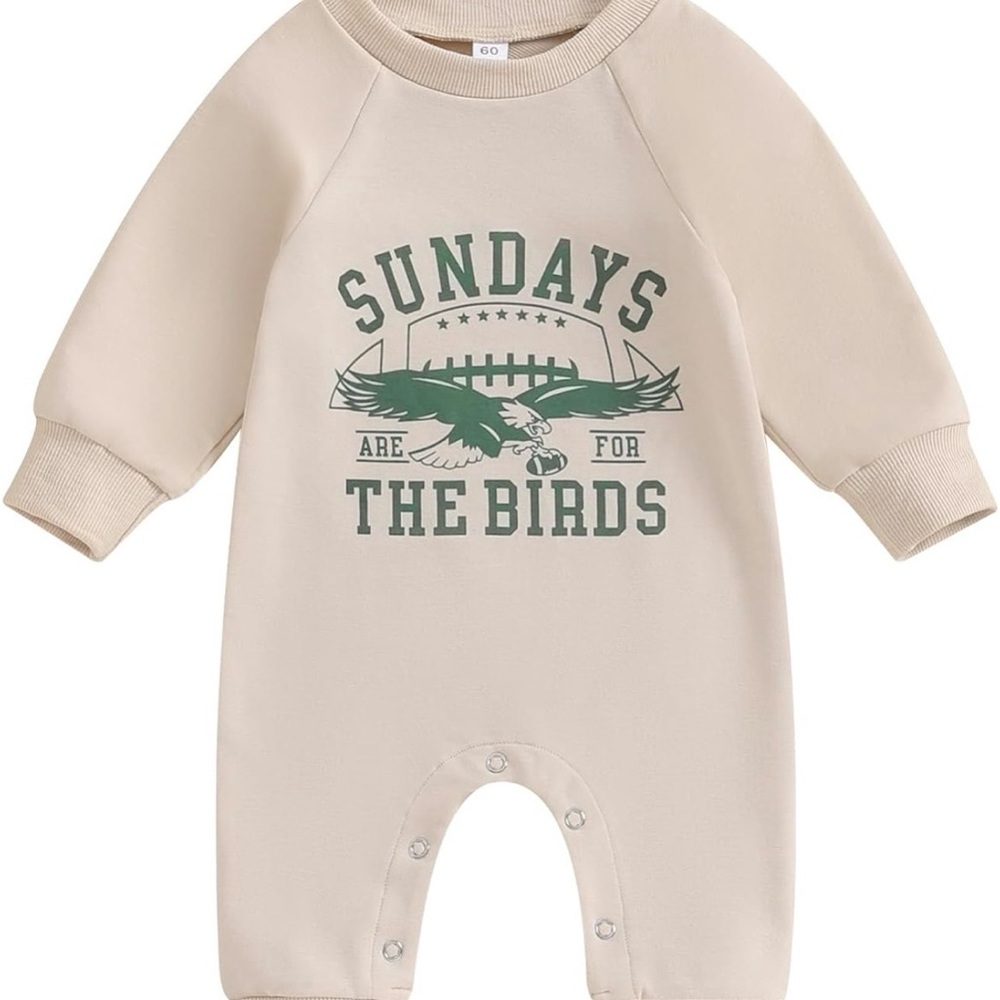 Sunday Are For The Birds Infant Football Romper